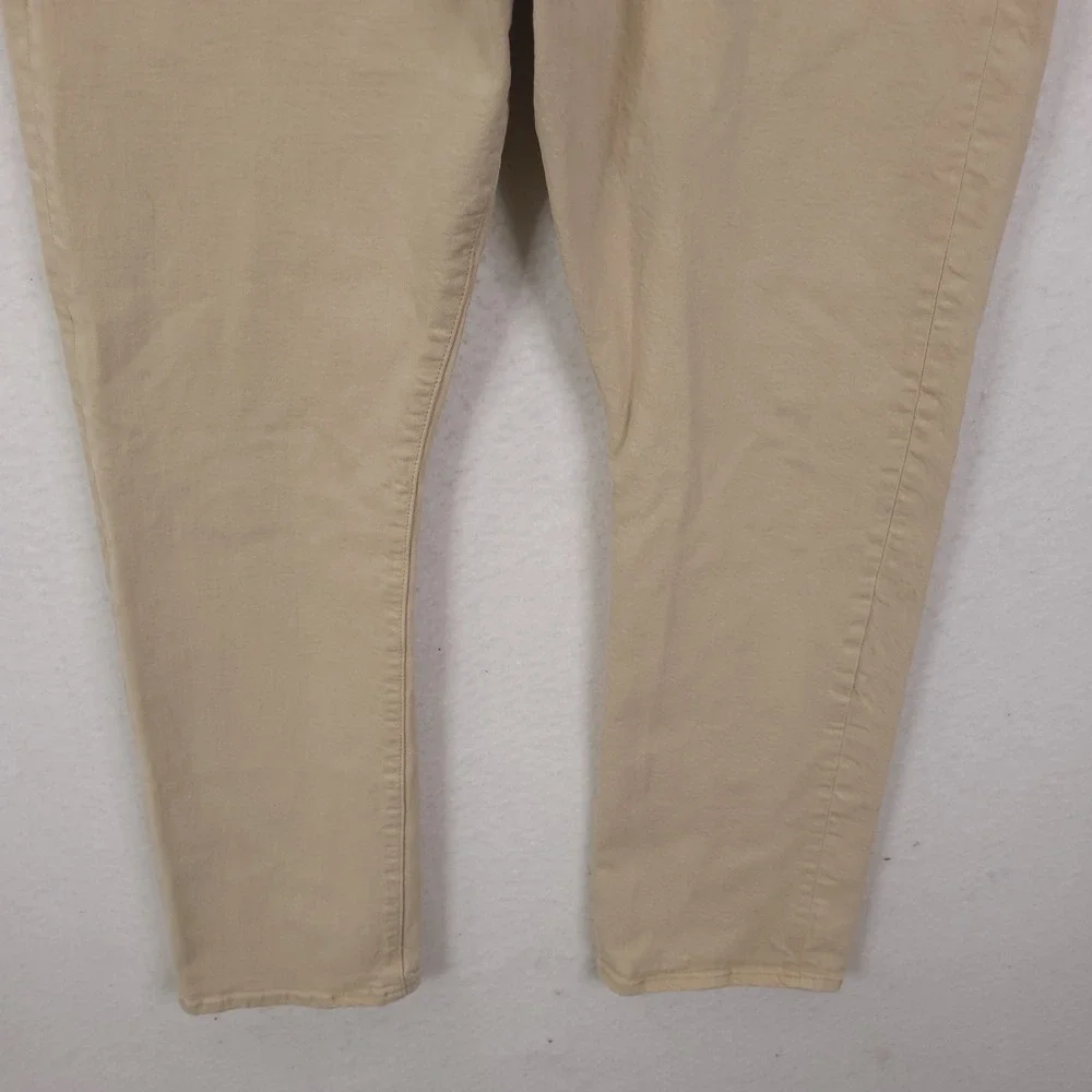 Polo Ralph Lauren Varick Slim Straight Pants Mens 38x30 Tan Khaki Chinos Stretch